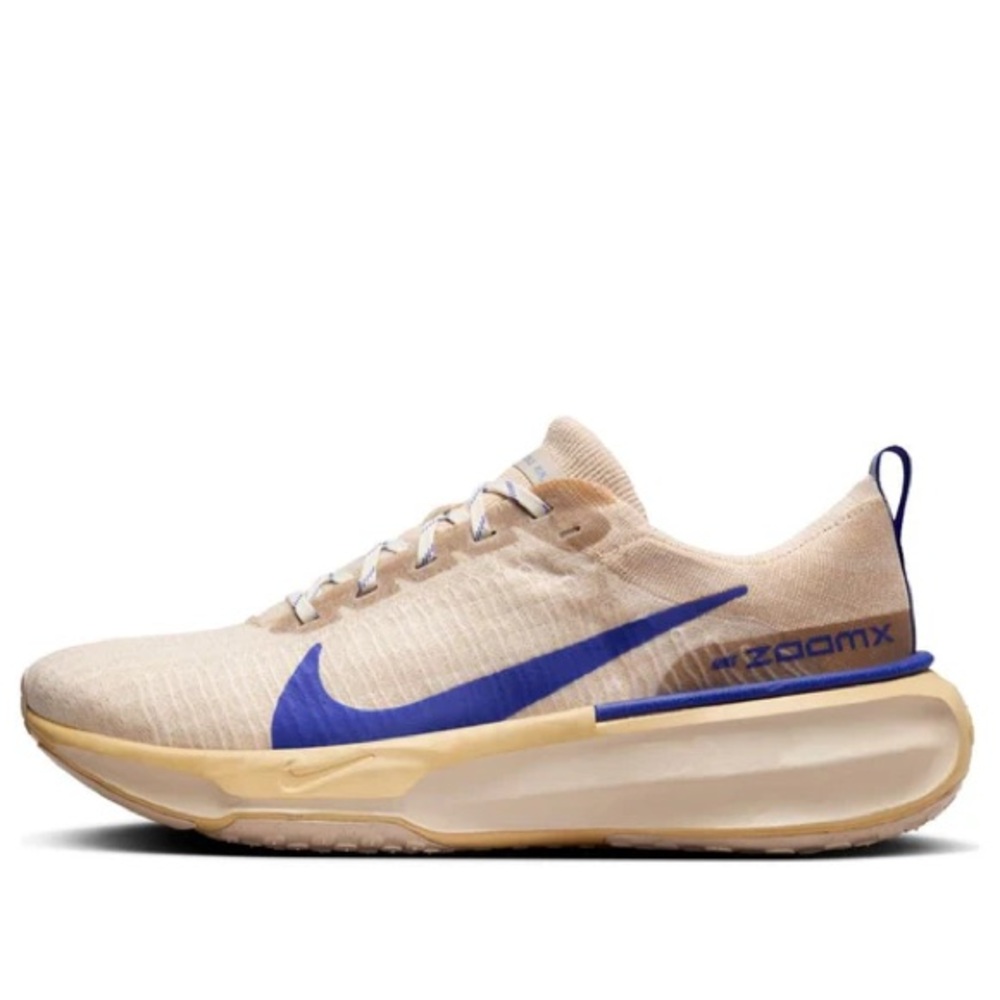 Nike ZoomX Running Shoes in Cream and Blue